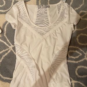 Stella McCartney Adidas athletic top White XS lace